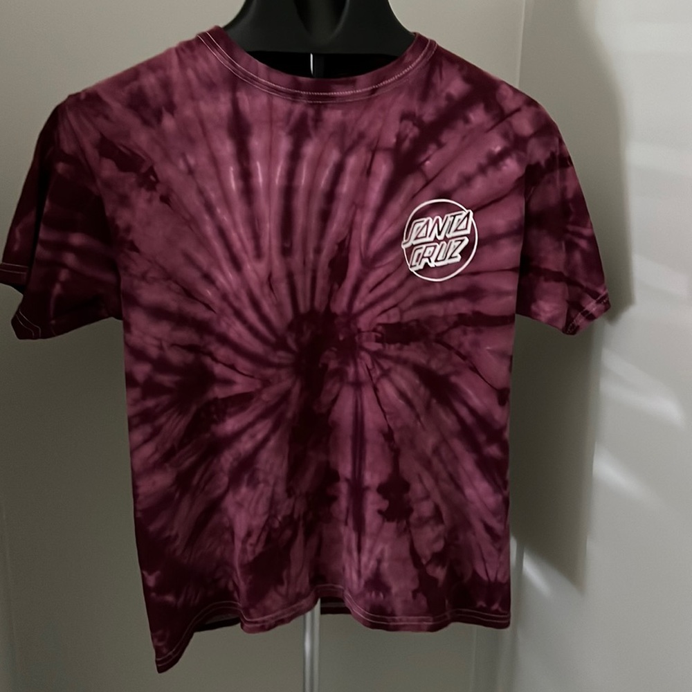 Youth L Burgundy Santa Cruz Shirt